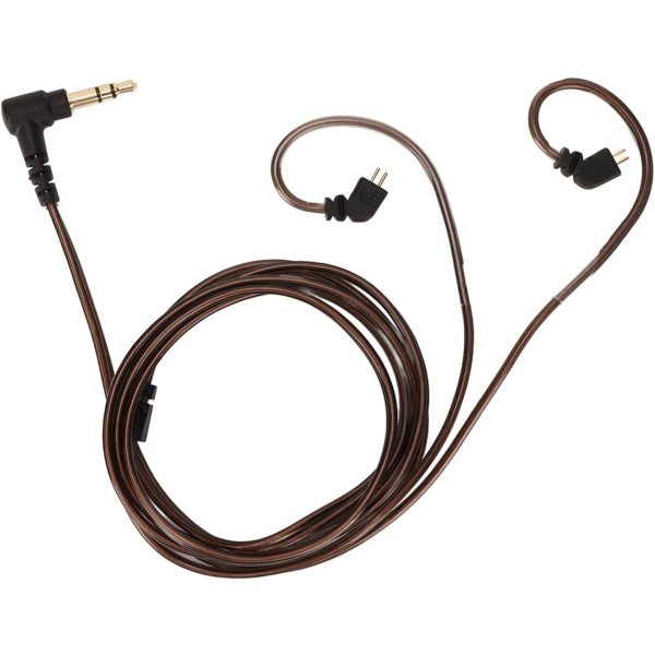 Hörlurskabel Hörlurskabel Syrefri Koppar Brons Hörlurar Ljudkabel Brusreducering Byte av hörlursuppgraderingskabel med mikrofon för 2