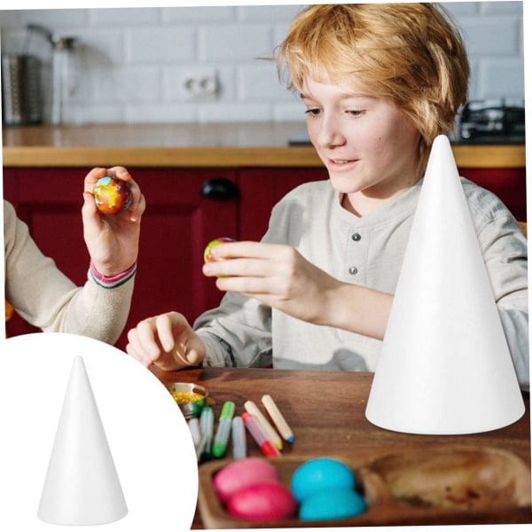 9 st Foam Cone Leksaker Heminredning Gör-det-självtillbehör Hushållsdekoration Prydnad Cone Craft Foams Diy Craft Cone Foams Centerpiece Dekoration Diy