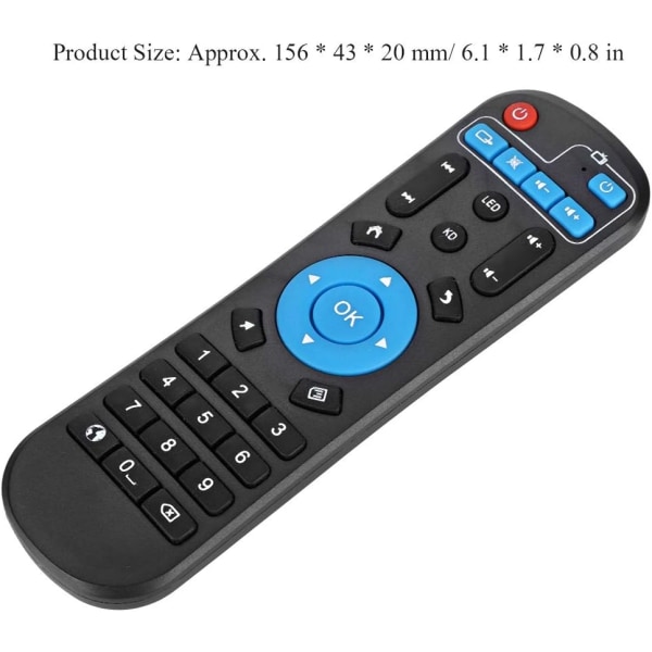 Android Tv Användarmanual Q Remote Control Replacement Set Top Box Stb Fjärrkontroll Fjärrkontroller för T95Z Plus T95U Pro T95V Pro Q Plus Qbox