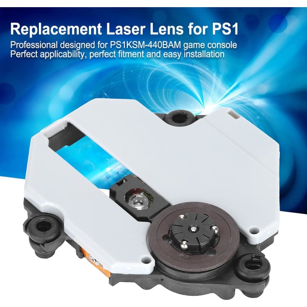 Ps1 Laserbyte Ksm 440Bam Abs Laserlins Optisk spelmaskinsdelar Lins för Ps1-byte Ksm‑440Bam spelkonsol