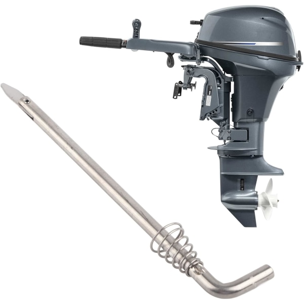 Tiltstång för utombordare Tilttryckstång 9,8 Utombordare tvåtaktsstång i rostfritt stål med fjäder 350‑62121‑2 Ersättning för 9,8‑18Hk utombordare
