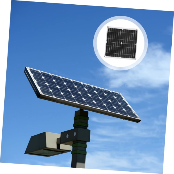 1 set Solpanel Monokristallin kiselpanel Solar Mobile Power Solar Power System Solar Board Bil USB Laddare Solcell Plate Power Kit