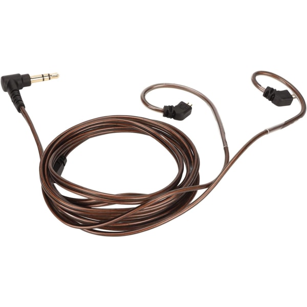 Hörlurskabel Hörlurskabel Syrefri Koppar Brons Hörlurar Ljudkabel Brusreducering Byte av hörlursuppgraderingskabel med mikrofon för 2