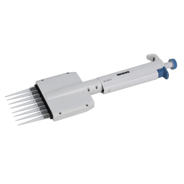 Flerkanalspipett 20 200 200 Ul Multi Plast 8-kanals 50 300Μl Spårbar volym Manuell hanisk pipettpipett Pipettorverktyg