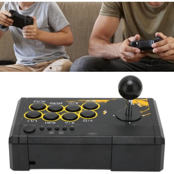 Arcade Stick USB Wired Gaming Joystick Abs USB Wired Game Joystick Retro Arcade Fighting Controller Spelkonsol Gamepad För Ps3 För Ps4 För Switch