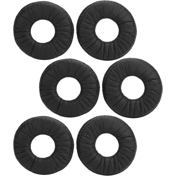 Mdrzx110 Coussinets för Sony Mdr Zx100 Ersättnings öronkuddar Svamp konstläder Svart 3 par öronkuddar Ersättningsheadset Cover Passar för