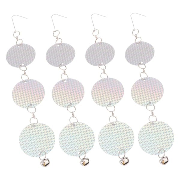 Bird Repellent Bell 12 st utomhusdekor astetisk rumsinredning goblincore rumsdekor para de mujer interiör utomhusdekor Fågelklocka landsbygdsgård