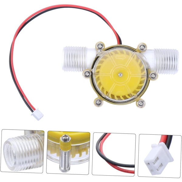 Lufttrycksgenerator Camping Generator Gör-det-själv 12v Vattenflödesgenerator Vattenladdningsverktyg Vattentapp Micro Generator Micro Hydro Power Pvc