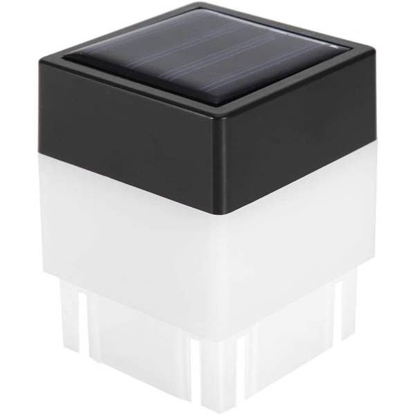 Solar Stolpe Cap Lights, Utomhusbelysning för trästolpar, LED Solar Pelar Lamp, Vattentät, Outdoor LED Solar Power Pillar Light