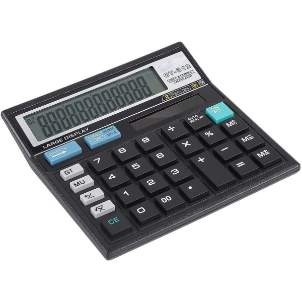 Vetenskaplig kalkylator Gammal Abs Solar Scientific Calculator Dataverifiering Solar Calculator 12 bitars stor skärm Exakta data Solar Calculator
