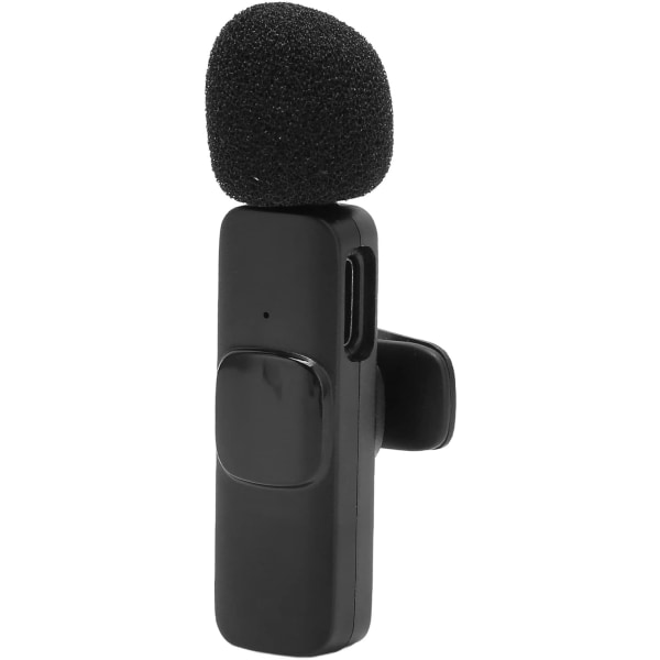 Lavalier Microphone Wireless Wireless Lavalier Microphone Abs Wireless Lavalier Microphone 1 för 2 Lavalier Lapel Mic stöder inspelning medan