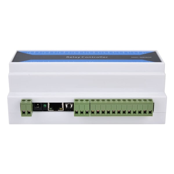 Ethernet-relä Nätverksrelä 8-kanals nätverksrelämodul Fjärrkontrollreläenhet Ethernet till Rs485