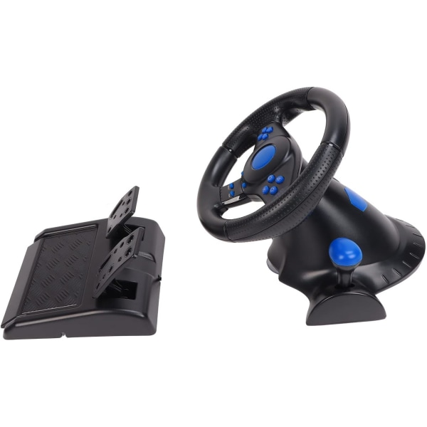 Xbox 360 Slim Console Racingspel Game Ratt Abs Game Ratt 180° Rotation 7 i 1 Vibration USB Racing Game Wheel Med Pedal För