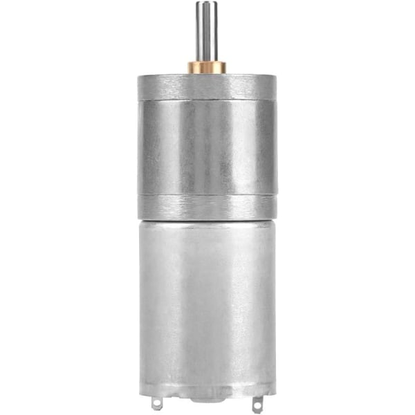 Jga25 370 växelmotor 25Mm 12V Motor 500rpm 1st DC 12V 25Ga 370 låghastighets metallväxelmotor för elektroniskt lås(12V 500rpm) (12V 30rpm)