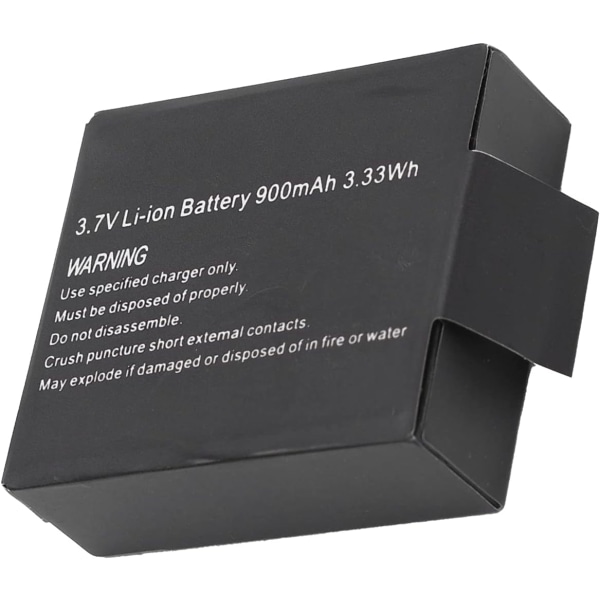 S009 3.7V Li Ion Batteri 900Mah 3.33Wh 3.7 Li Ion Batteri 900Mah 3.33Wh Black Sports Cam Batteri Original Sportkamera Batterier För Sj4000 Sj5000