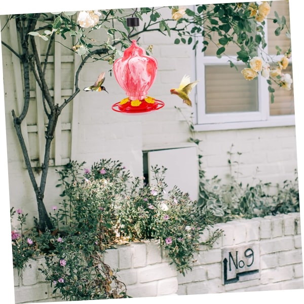 Ekorrfågelmatare Hummingbird Matare Fågelmatare för utvändigt Ekorrmatare Dispenser Container Hummingbird Feeder Duvamatare