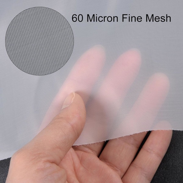 60 mikron nylon vävd nätfilterduk för målning av husbryn (39 "x50") )