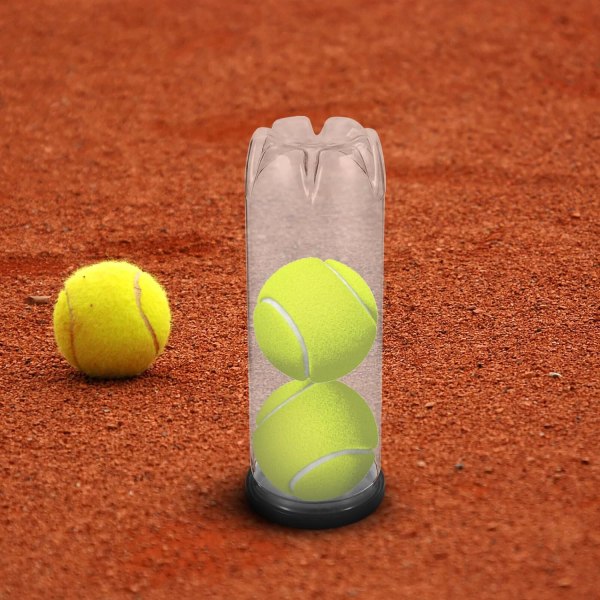 Tennisboll Plastbehållare med lock, 4st Tenniscylinder Baseball Förvaringsflaska Tennisbollshållare Tennisbollbehållare Behållare