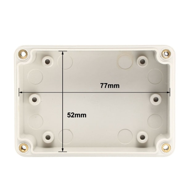 83x58x33mm elektroniskt vattentät IP65 förseglad ABS plast DIY kopplingsbox