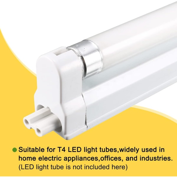 1 set T4 clips clips för LED R? HRE, LED-fluorescerande material med 2-stifts pluggar, rostfritt stål