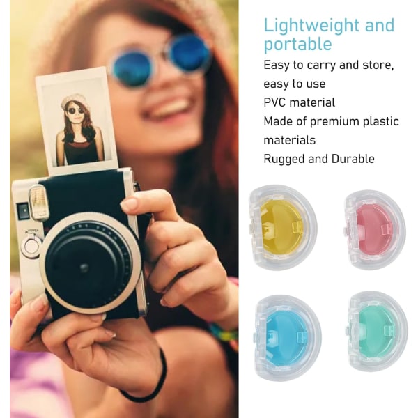 Kamerafilter, kameralinsfilter Professional 4 färger set för Polaroid Mini12 kamera