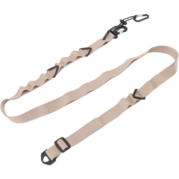 Sling axelrem, multifunktionell bärbar praktisk axelrem för backpacking (khaki)