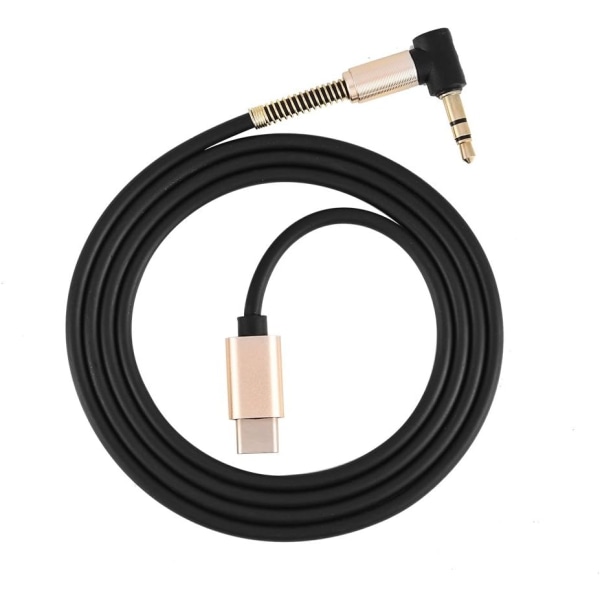 Typ-C till 3,5 mm-kabel Typ-C-port till 3,5 mm-kabel Tpe Svart Typc-gränssnitt till 3,5 mm för o Aux-jack hane till hane Adapterkabel för Pixel 6