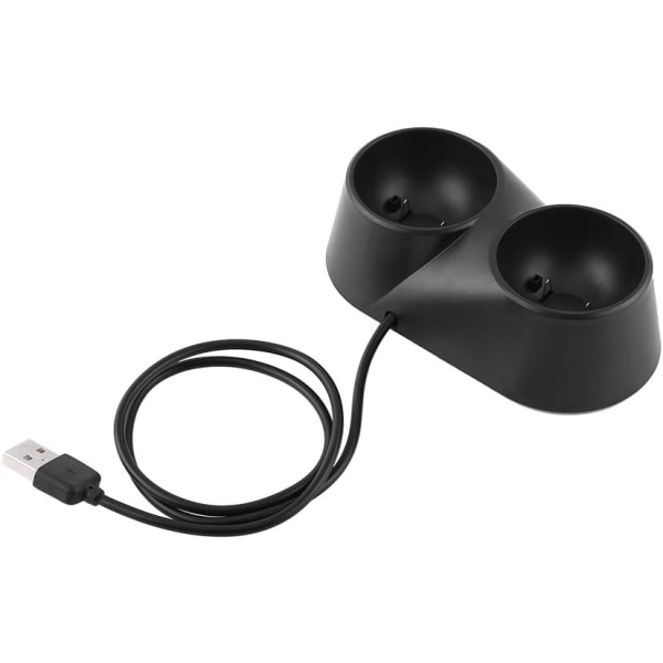 Dubbelladdare Playstation Control Station, Psvr Move Playstation4 Dock Laddningsstation för Play Station Ps4 VR fjärrkontroller