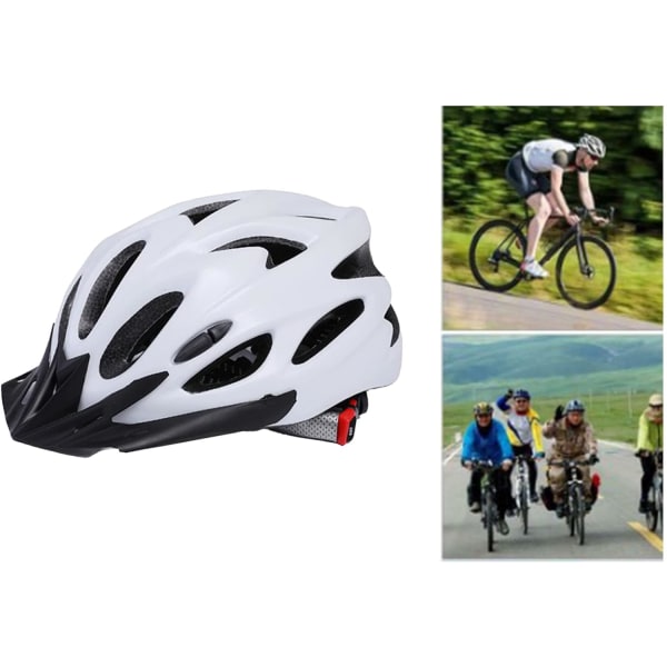 Cykelhjälm, hållbart huvudskydd, lätt ridhjälm, iögonfallande färgspännedesign för män