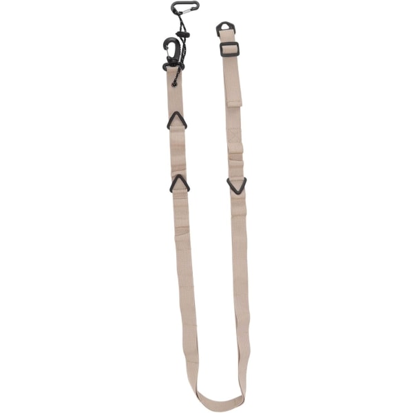 Sling axelrem, multifunktionell bärbar praktisk axelrem för backpacking (khaki)