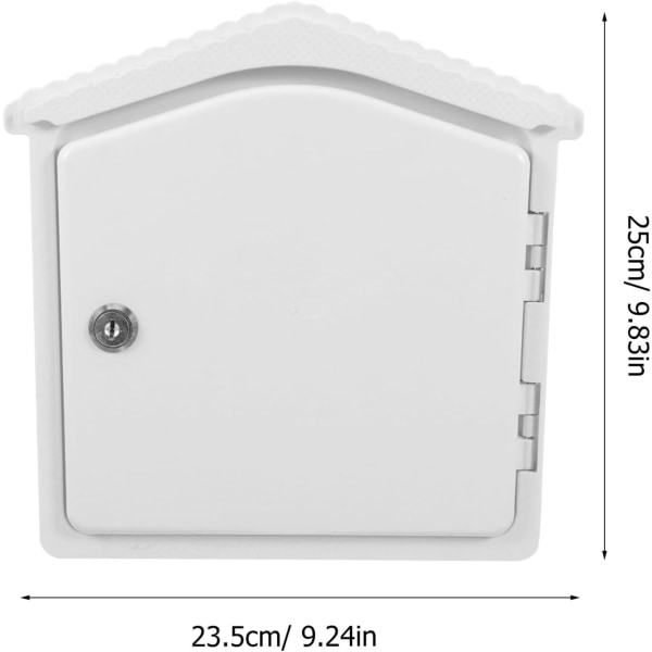 1 Set Box Paket Drop Case för utvändig väggmonterad case Case för case Paketskåp Vit förpackningslåda