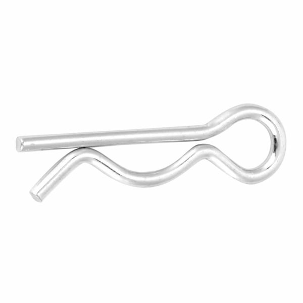 Stål R Clips L25 204Y Galvanizedn R Saxstift Hållarstift Fästklämma Bright zinkpläterad (2,5 * 45Mm 10st) (2,5 * 45mm (10st))