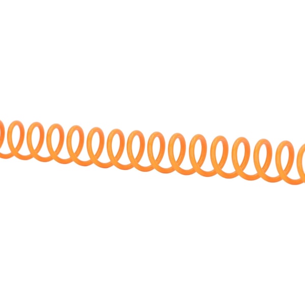 Spiralbindningsspolar, 30 hål ABS-plastspiralbindningsspetsar Lång livslängd 0,43 tum innerdiameter för arbete (orange)