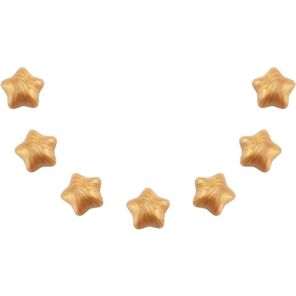 100 st förseglingsvaxpärlor, stjärnform förseglingsvaxpärlor för retrosigillstämpel Inbjudningskort Bröllopskuvert (blandad färg/guld/rött guld)