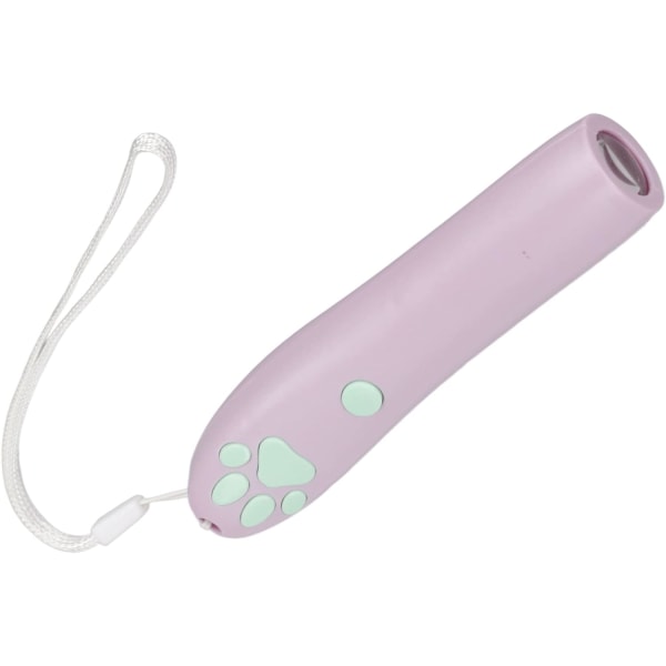 LED-kattprojektionsleksak, multifunktionell ABS LED-kattprojektionsficklampa som minskar ensamhet för inomhuskatter (lila)