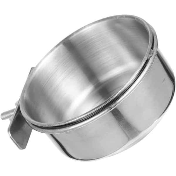 4st matare i rostfritt stål undulat vattenmatare Fågelvattenskål Cockatielmatare Papegojskål Skål för husdjur Fågel Drickskopp Fågel Coop Cup
