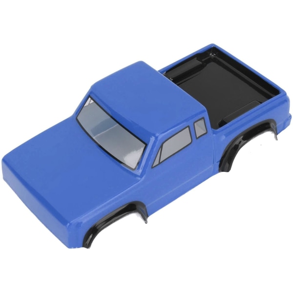 RC Car Shell lastbilstillbehör, hållbara RC-reparationsdelar, RC bilkaross, lätt att installera, hög elasticitet för SCX24 (blå)