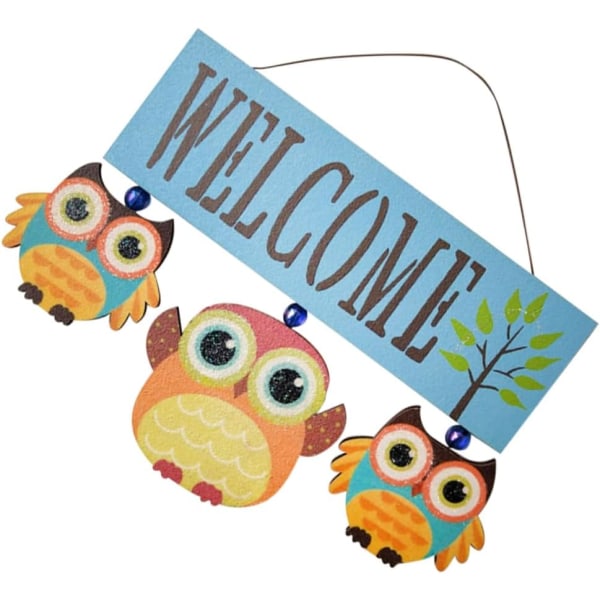 3 st Animal Wall Board Hängande dörrskylt Dekorativa väggpaneler Butik Välkomstskylt Hängande brevskylt Veranda Hängande trädörr Välkomstbräda