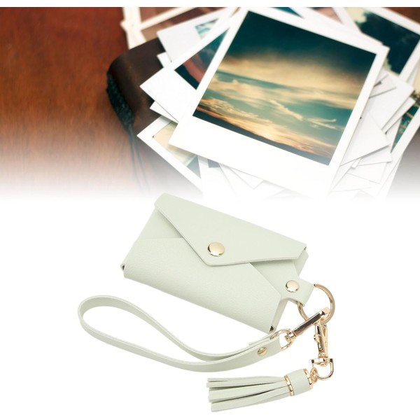 Fotohållare Plånbok för Instax Mini 12 11 och andra Mini Series Kamerafoton Stor kapacitet Lagring Nyckellås Design Fullt skydd Flera