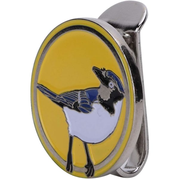 ER Hat Cliper med hattklämma Katt Metall Metall Magnetic Hat Cliper Tillbehör (liten svart katt) (Yellow Bird)