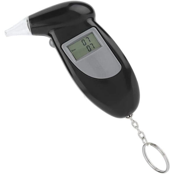 Alkoholtestare, alkotestare för att testa alkohol, digital LCD-skärm alkoholutandningstestare Bärbar nyckelring utandningsanalysator (50 st)