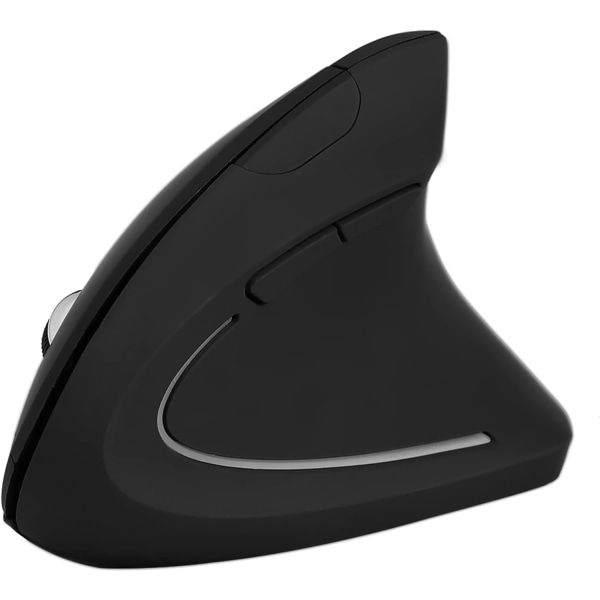 Joystick Mus Vertikal Mus Abs 2.4Ghzical 1600Dpi Wirelessomic Vertikal Gaming Mouse Non Delay För PC Laptop Svart (Svart)