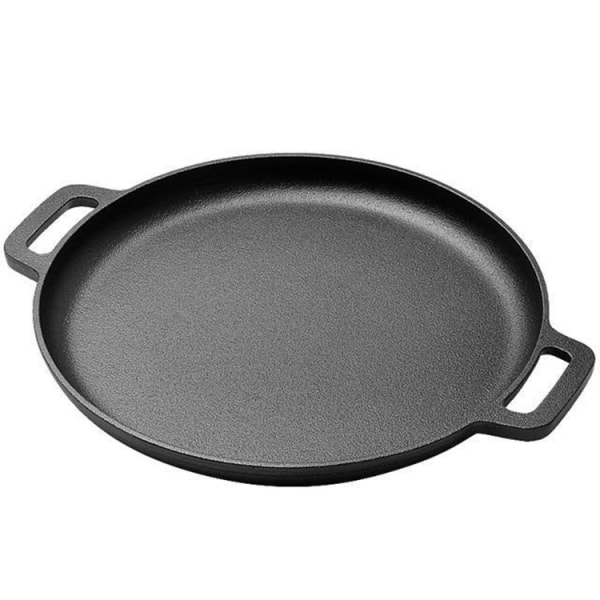Gjutjärnspanna pannkakspanna hushållspannkaka stekpanna fingerkaka non-stick panna pannkakspanna fruktshalv djup tallrik