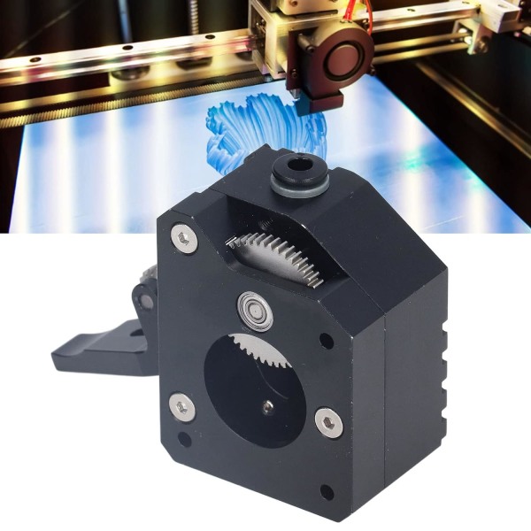 3D-skrivare Extruder, Long Short Distance Printing Upgrade 3:1 Drive Ratio Minska igensättning Metall Extruder Kit för alla plastfilament för