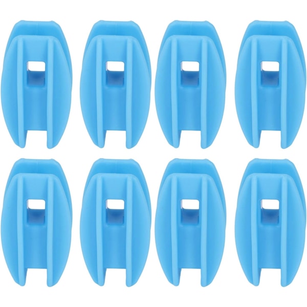 100 st hörnstolpsstängselisolator Regntät elektrisk stängselisolator för betesmark (blå)