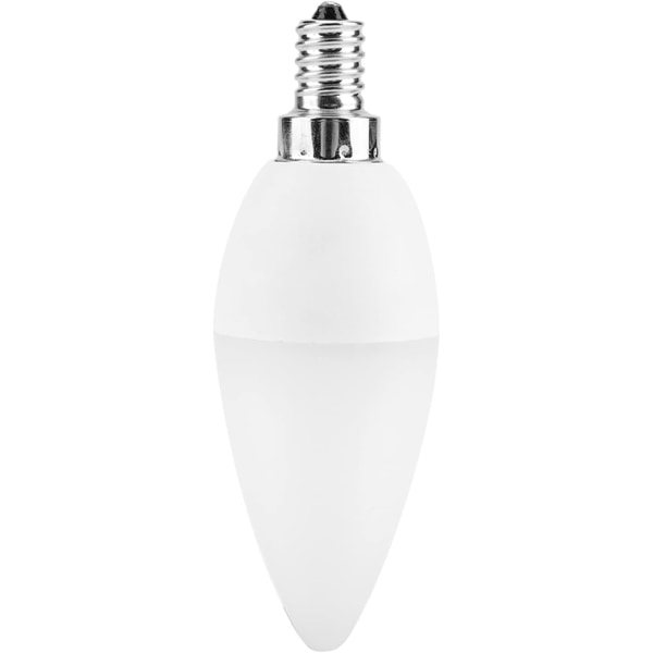Ljuslampa färgskiftande glödlampa PC Aluminium 3W Multi LED-ljuslampa Ac85 265V med fjärrkontroll (E12Rgb varmvit)