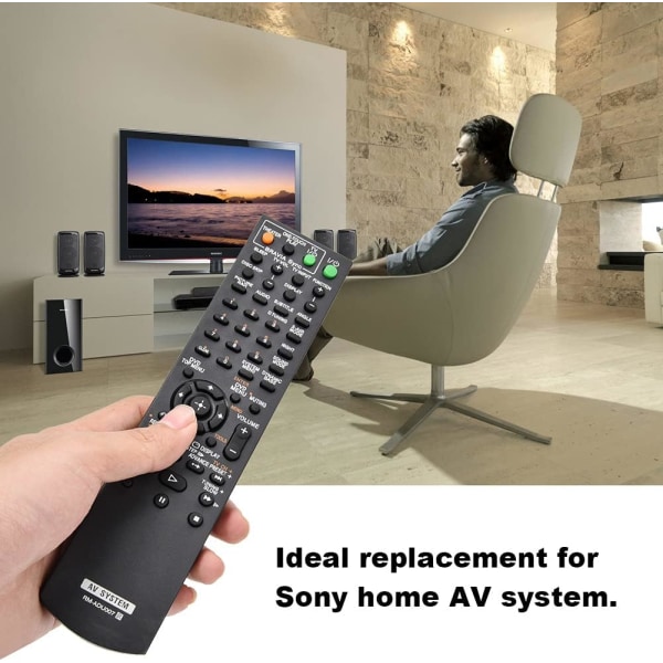 Rm Adu007 fjärrkontroll Abs Black Rm Adu007 trådlös ersättning för smart fjärrkontroll för Sony Av for o System