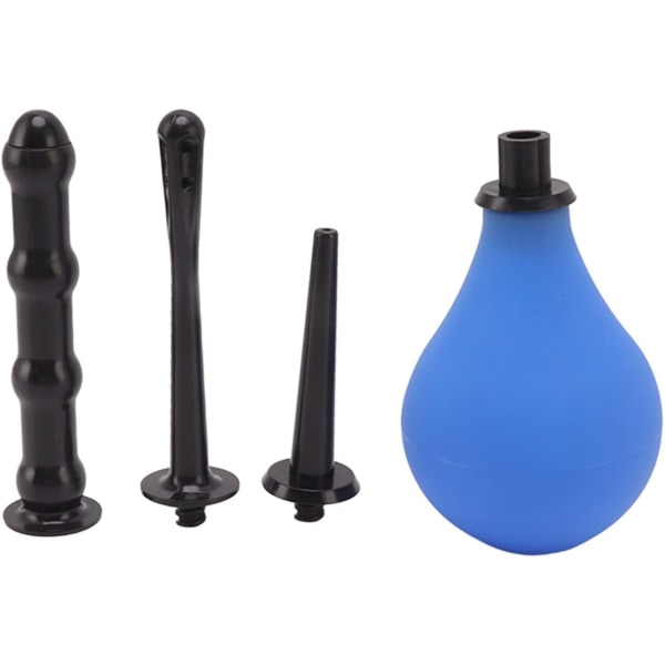 Lavemang Bulb Kit, hög seghet Mjuk Säker Rengöring Tarm Enema Bulb Cleaner Bekväm för män för resor (Typ A)