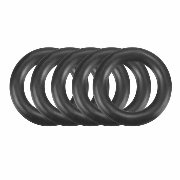 Inköpskartpaket med 200 gummi o-ringar 8 mm och 5 mm id 1,5 mm bred metrisk tätning