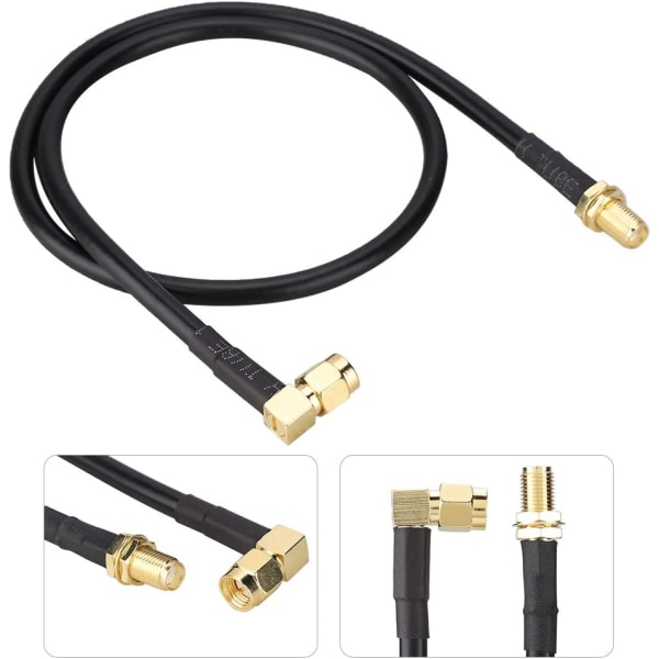 Baofeng Antenner Antennadapterkabel Koppartråd SMA hona till SMA hanantennförlängningskabel för Baofeng UV 5R UV 82 UV 9R Plus Walkie